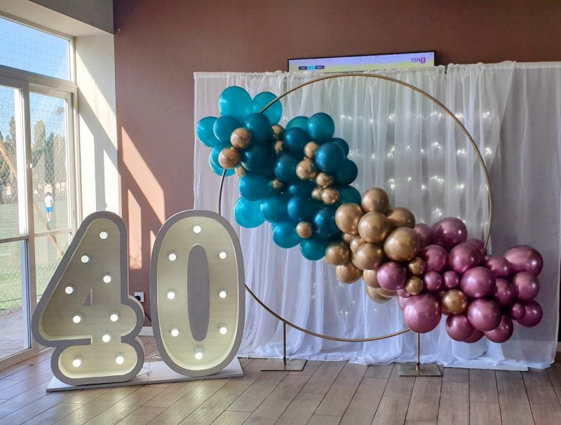 Number Balloons and LED's